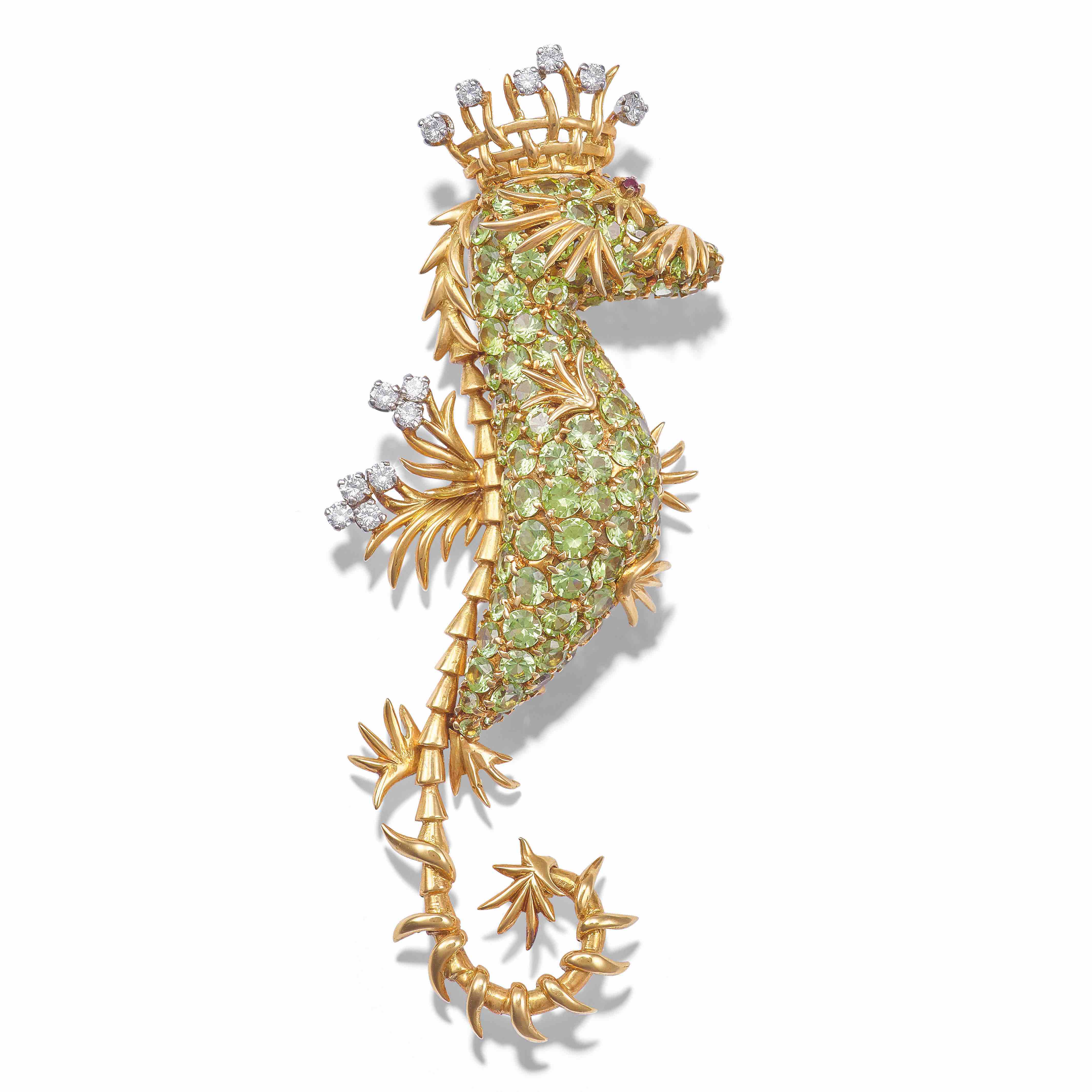 Brooches Comeback - Tiffany seahorse